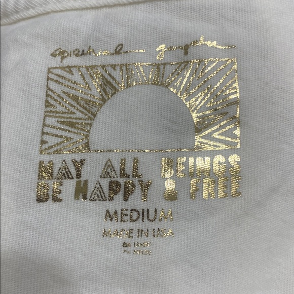 NWT Namaste Cream Women's Tank Top - Picture 3 of 5